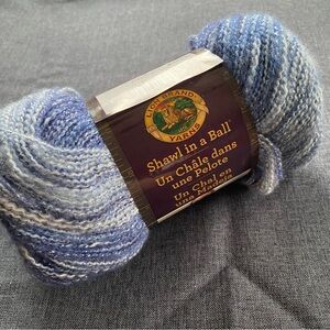 Lion Brand Shawl in a Ball Wind Chimes Yarn